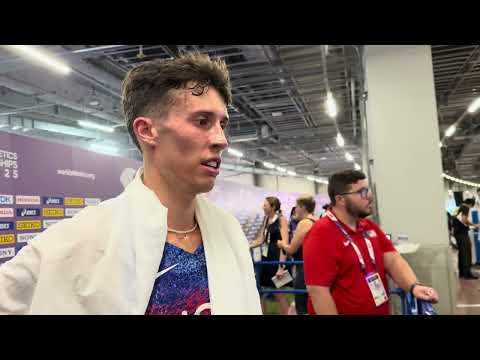 Nico Young after 5th place in 10,000m at 2025 Tokyo World Championships