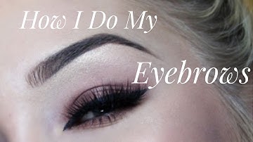 ▻ My Eyebrow Routine ◅ | Brows on Fleek