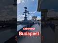 Széchenyi Chain Bridge: Crossing the Donau River from Pest to Buda..