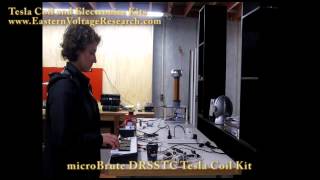 Audio Modulated microBrute DRSSTC Tesla Coil Kit