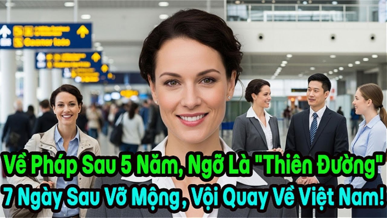 Sốc! Mẹ Đơn Thân Pháp Bỏ Chuyến Thăm Quê 1 Tháng, Tức Tốc Bay Về Việt Nam Chỉ Sau 7 Ngày.