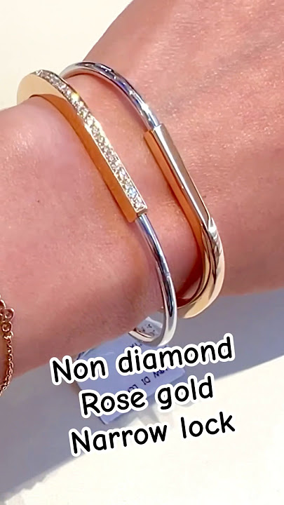 TIFFANY NARROW LOCK VS PAVE NARROW LOCK W price | #tiffany #tiffanyandco #tiffany lock w price