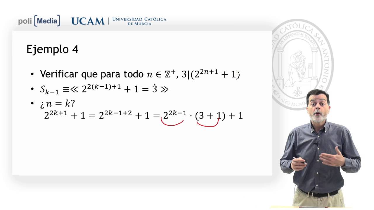 Matemática Discreta - Divisibilidad. Inducción. Ejemplo 4 - Jesús Soto - YouTube