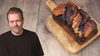 Sourdough Babka Recipe with Chocolate Filling | Foodgeek Baking