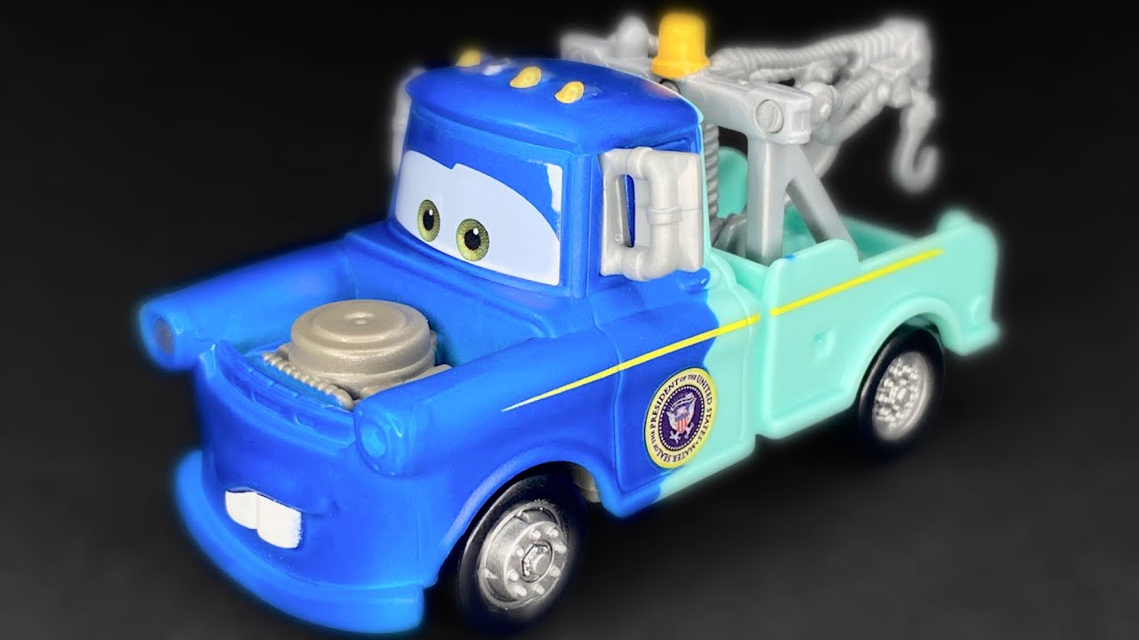 Mattel President Mater Color Changers “B-Movie” 2023 Disney Pixar Cars On The Road Diecast