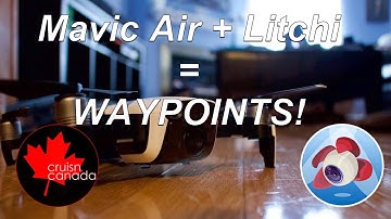 DJI Mavic Air Now Supports WAYPOINTS!  Thank You Litchi!!