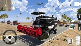 Real Indian Combine Harvester Driver🚜🌾| Dangerous Villag Farming Delivery Game 3D - Android Gameplay screenshot 4