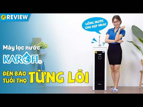 Video Máy lọc nước RO Hydrogen Karofi: có màn hình báo tuổi... - youtube