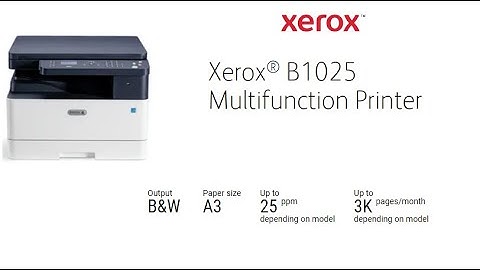 Xerox B1025 Multifunction Printer
