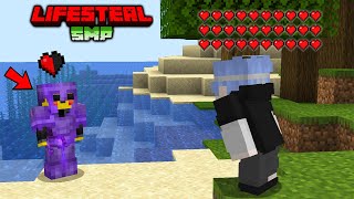 Getting Infinite Hearts To Take Over This LIFESTEAL Minecraft SMP...