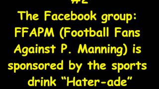 5 Things You Didn't Know About PEYTON MANNING