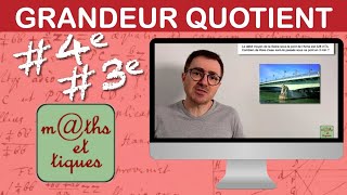 Résoudre un problème de débit (grandeur quotient) - Quatrième - Troisième