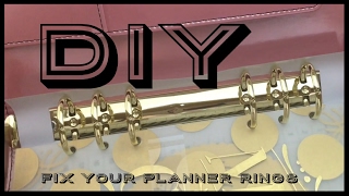 DIY | PlanNerd Tip:  Fixing Binder Rings