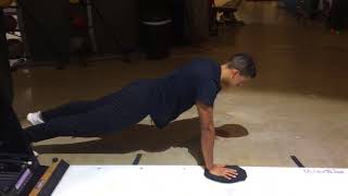 slideboard push up video