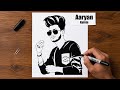 Aryan Kelvin Stencil Art | Marker Pen Drawing @aaryankelvin By Art Azad