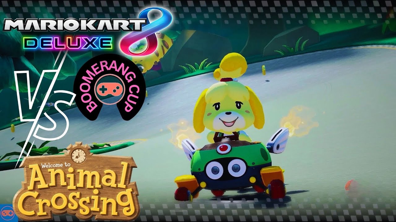 Animal Crossing Vs Mario Kart 8 Deluxe Boomerang Cup (Isabelle Gameplay) YouTube