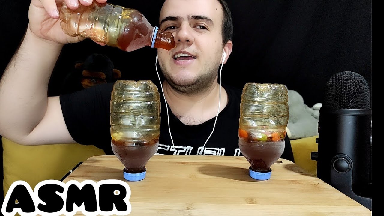 ASMR FROZEN HONEY JELLY ASMR TÜRKÇE YEMEK Tik tok HONEY JELLY MUKBANG