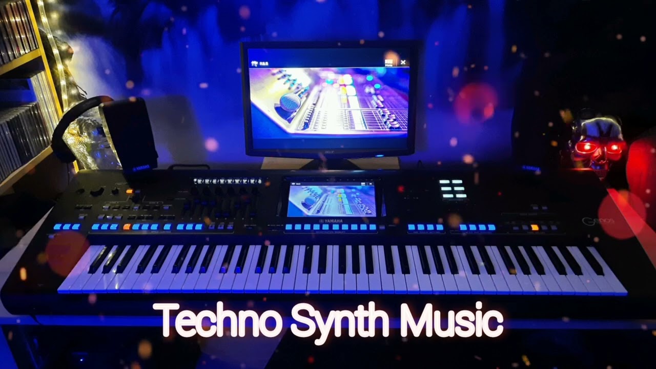Techno Synth Party Dance Music by Yamaha Genos Keyboard