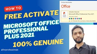 Microsoft Office Professional Plus 2021 Kayse Activate Kare Without Product Key ! 100% Working