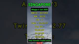 PREDIKSI SGP 6 JULI 2025 | BOCORAN TOGEL SGP HARI INI | RUMUS EKOR SGP HARI INI