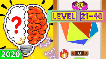Brain Test Tricky Puzzles game Brain out 2020 level 21 to 40