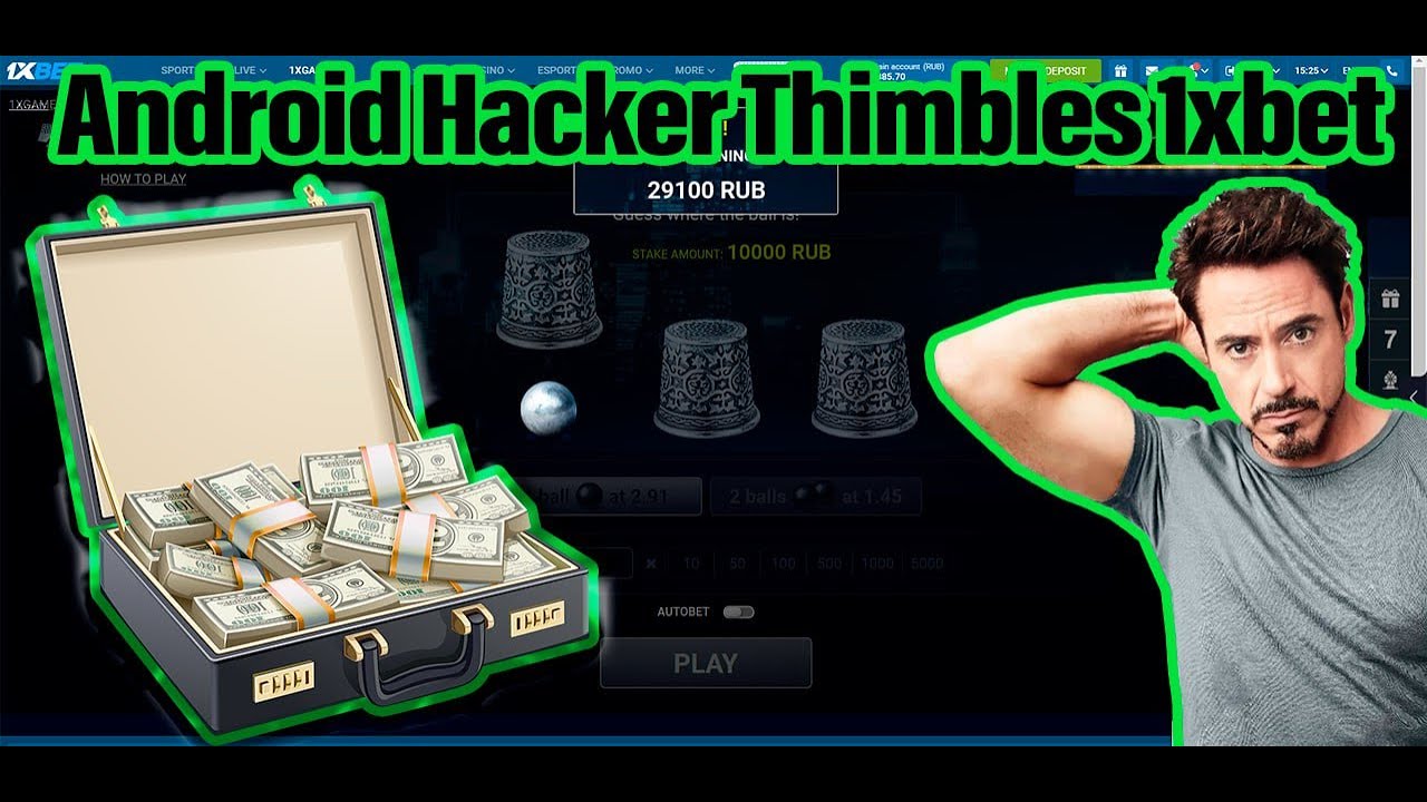 Transparent Thimbles Hack for 1xbet YouTube