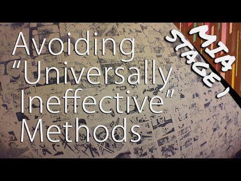 Avoiding “Universally Ineffective” Methods - Avoiding “Universally Ineffective” Methods