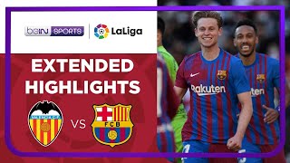 Valencia 1-4 Barcelona | LaLiga 21/22 Extended Match Highlights