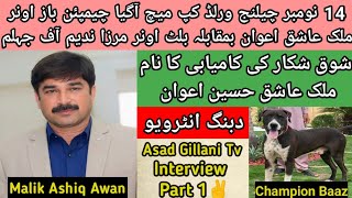 Pakistani Top Class Bully Breed Dog Name Champion Baaz Owner Malik Ashiq Awan Pak Awan Group 