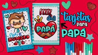 COMO HACER tarjetas BONITAS y FACILES del DIA DEL PADRE #diadelpadre #tarjetas #fathersday