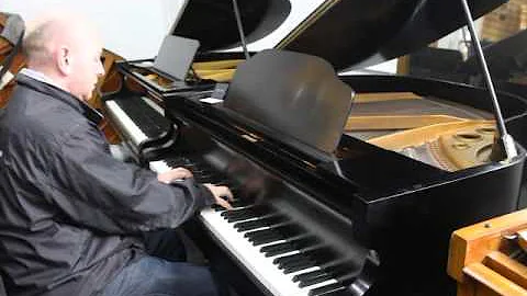 Daneman Black Baby Grand Piano By Sherwood Phoenix...