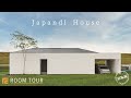 【ROOM TOUR】Japandi House |収納たっぷり|中庭|勾配天井|ガルバリウム|造作|ロフト|コの字|平屋|アイアン|ペンダント|モールテックス|注文住宅