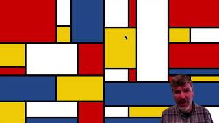 Hitomezashi meets Mondrian