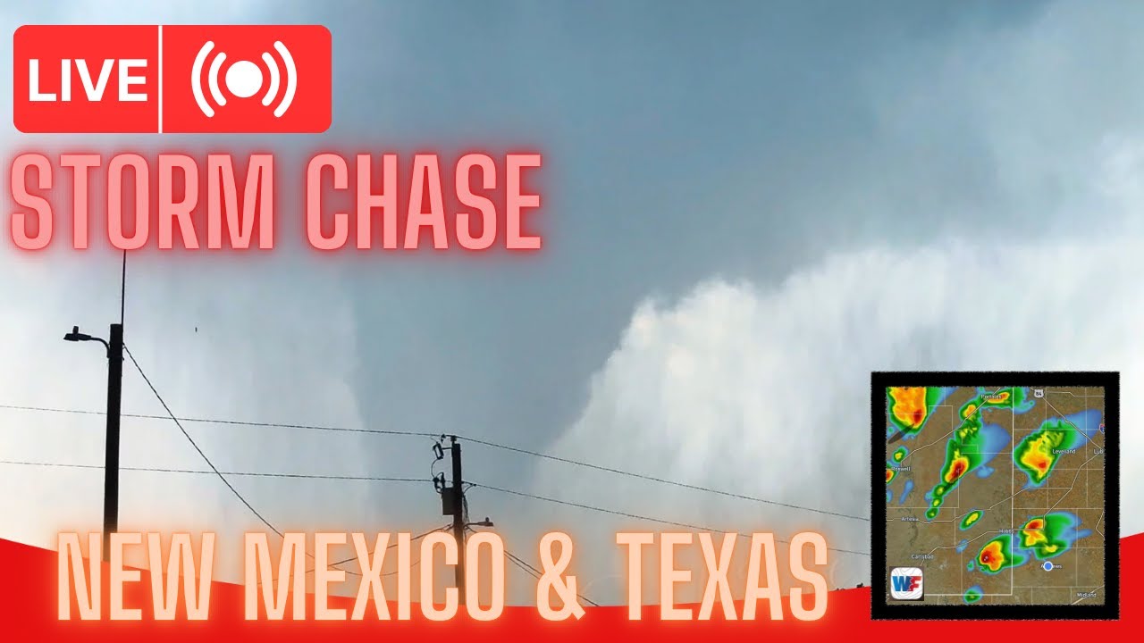 NEW MEXICO / TEXAS TORNADO AND HAIL THREAT - Live Chase Archive - YouTube