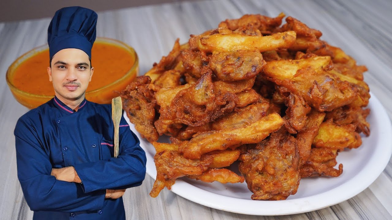 Talimi Bagh Famous Pakora With chutney Recipe|The Best Pakora On The Earth By Chef M Afzal|