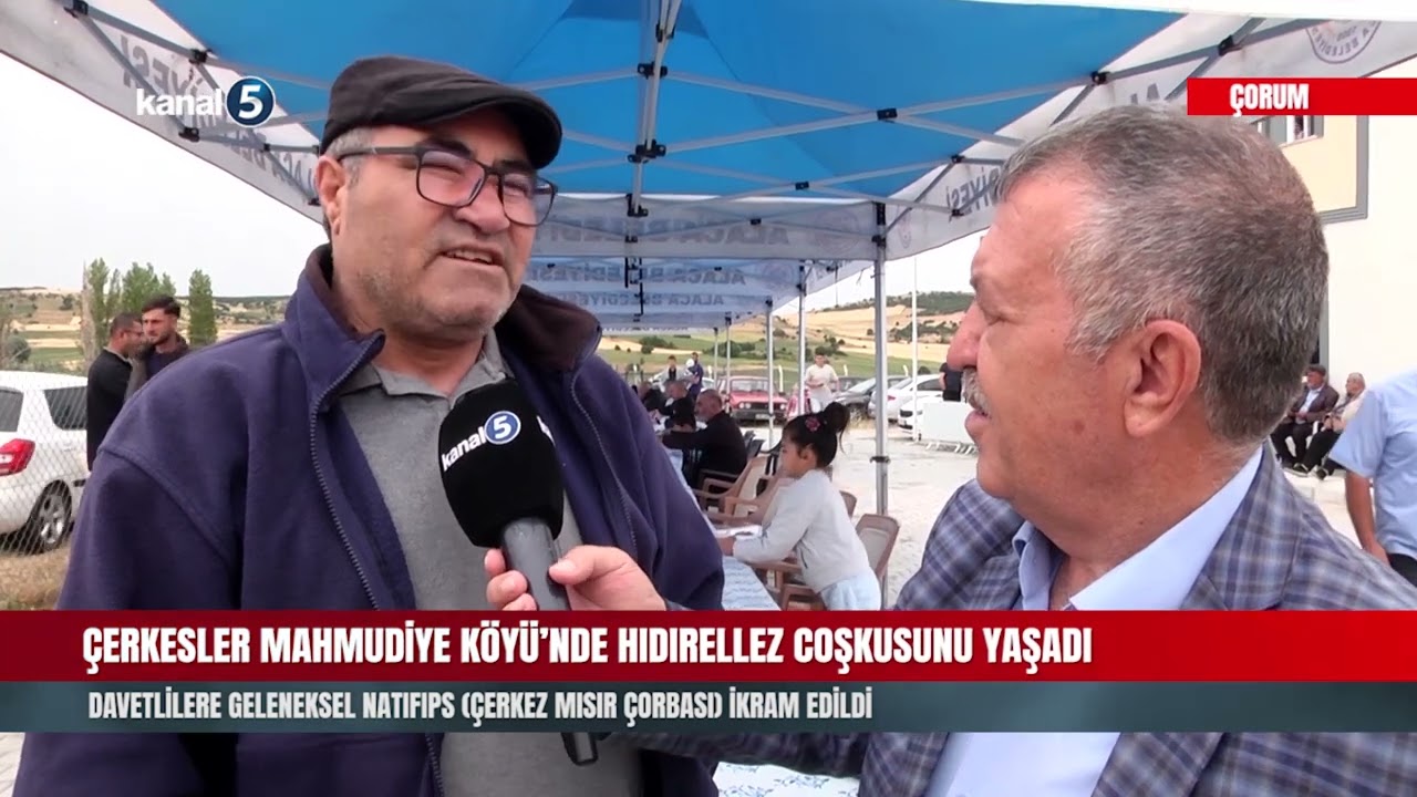 Çerkesler Mahmudiye Köyü’nde Hıdırellez Coşkusunu Yaşadı