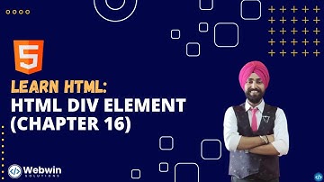 Learn HTML | HTML Div Element (Chapter 16)