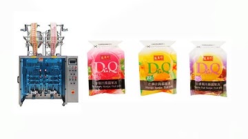 Shaped sachet/bag form fill seal machine | liquid packaging machine