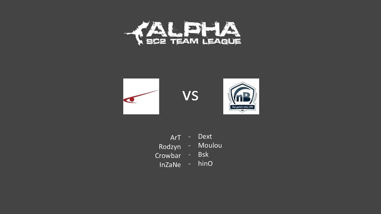 ECVisualize vs. Nuit Blanche (Alpha SC2 Team League - Season 7 - Playoffs RO8)