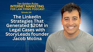 The LinkedIn Strategies That Generated $20M in Legal Cases with StoryLeads founder Jacob Molina The LinkedIn Strategies That Generated $20M in Legal Cases with StoryLeads founder Jacob Molina