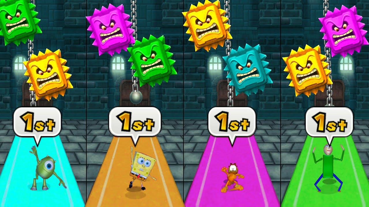 Mario Party 9 - SpongeBob vs Baldi vs Kamek vs KoopaTroopa