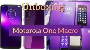 Unboxing Motorola one macro|| camera & video sample and specification