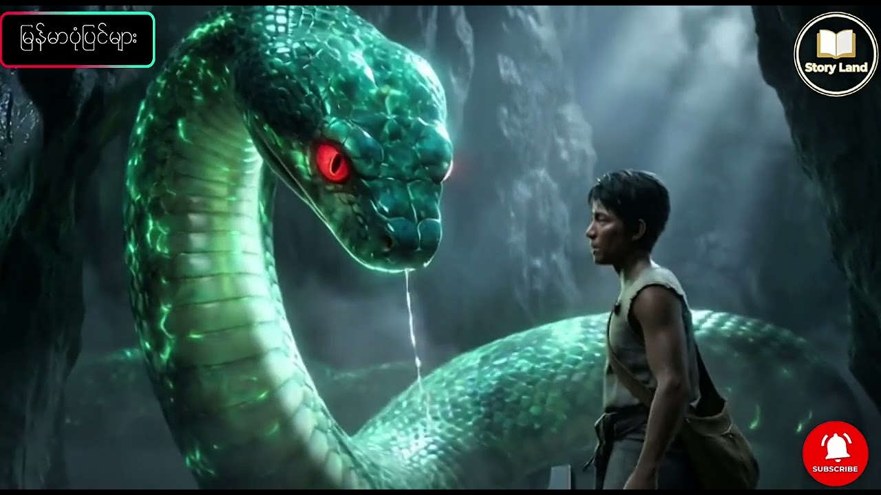 မောင်သုတနှင့် ဧရာမမြွေကြီး ( Myanmar Story ) 