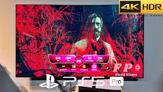 Alan Wake 2 PS5 Pro Gameplay With LG Oled TV 4K (Quality Mode 60 FPS)