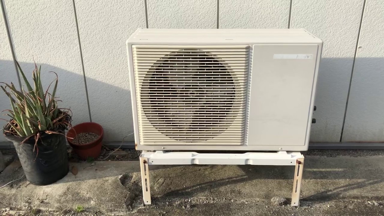 ナショナル エアコン 室外機 - YouTube