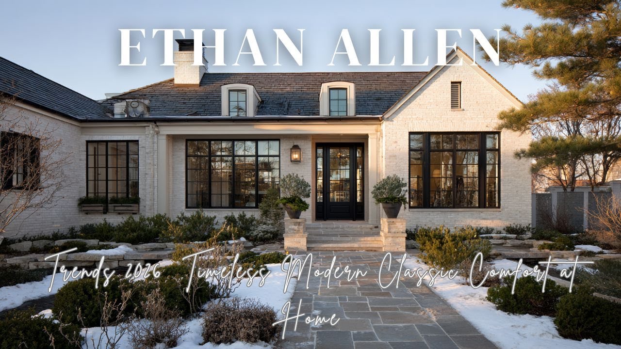 Зимние тренды Ethan Allen 2026: вневременная современная классика, комфорт дома