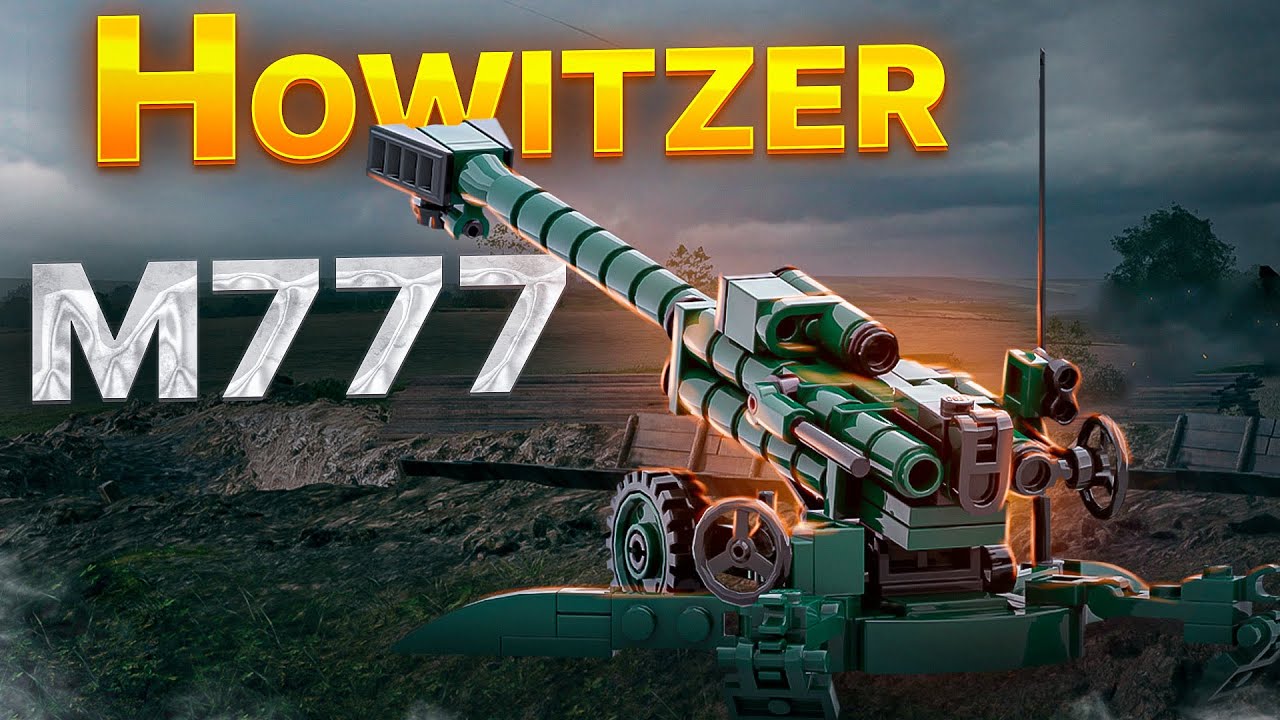 LEGO M777 Howitzer – American 155mm Gun with Excalibur Munitions MOC🔥