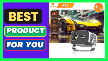 VEVSHAO A12 Projector Mini Portable  LED Video Android 13.0 WIFI 6