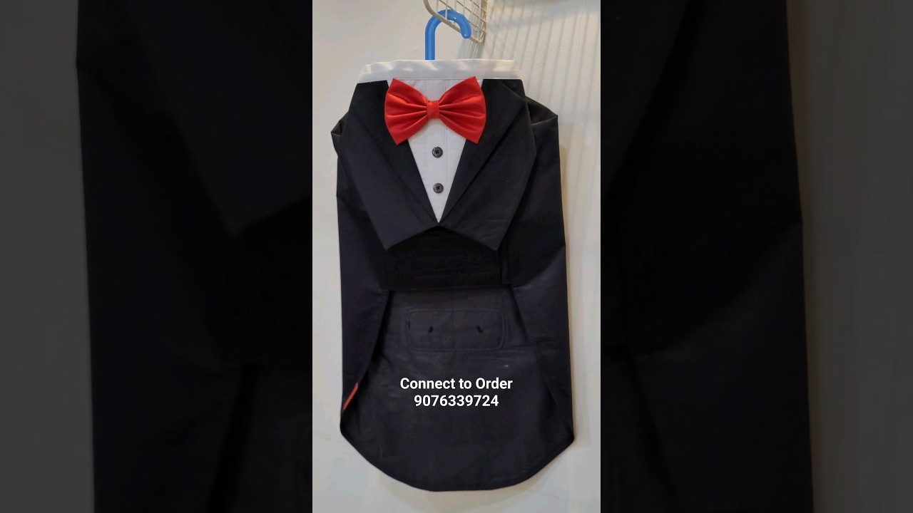 Introducing Tuxedo Vest With Bandana for Dogs😍