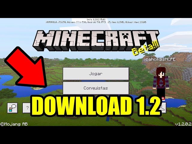 DOWNLOAD OFICIAL 1.2 MINECRAFT PE - BAIXAR ATUALIZAÇÃO EM CONJUNTO